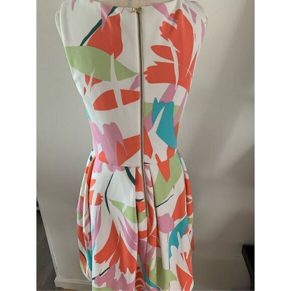 Taylor Dresses Women's Sleeveless Abstract Print Fit and Flare Dress - Picture 4 of 4